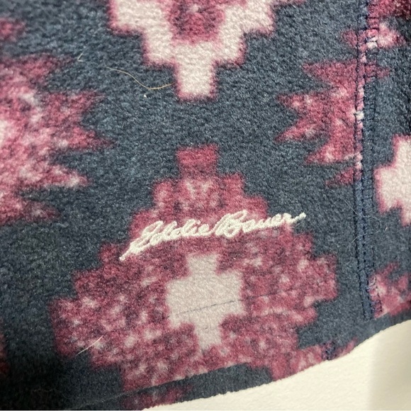 Eddie Bauer fleece quarter zip pullover size large - Picture 2 of 7